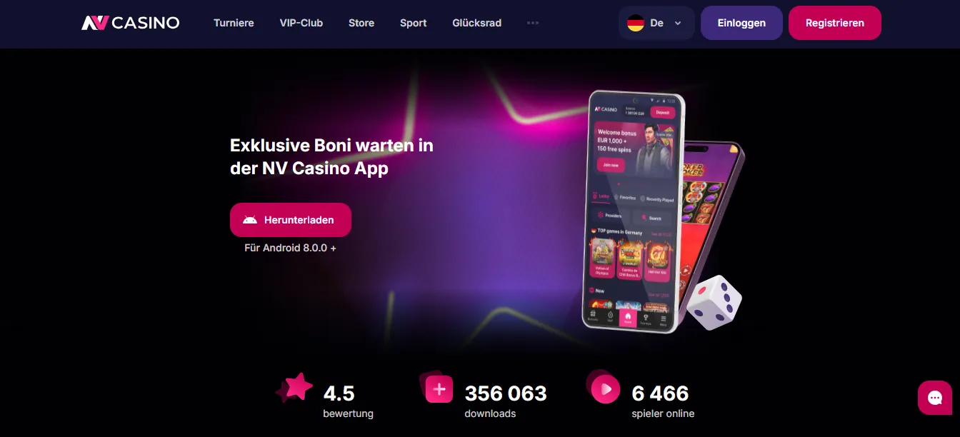 App Store Alternativen für die NV Casino App